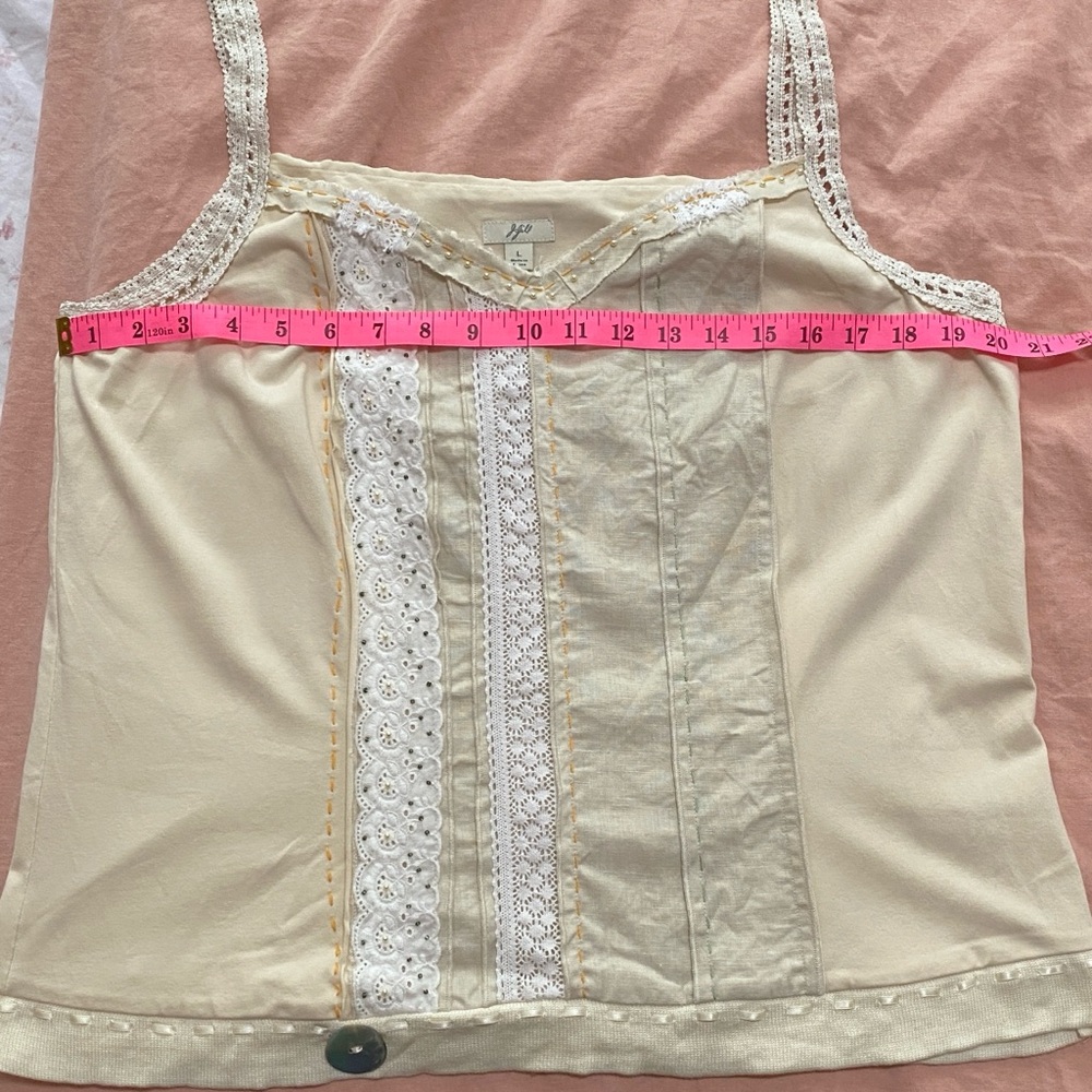 J. Jill Lace beaded top - Picture 10 of 10